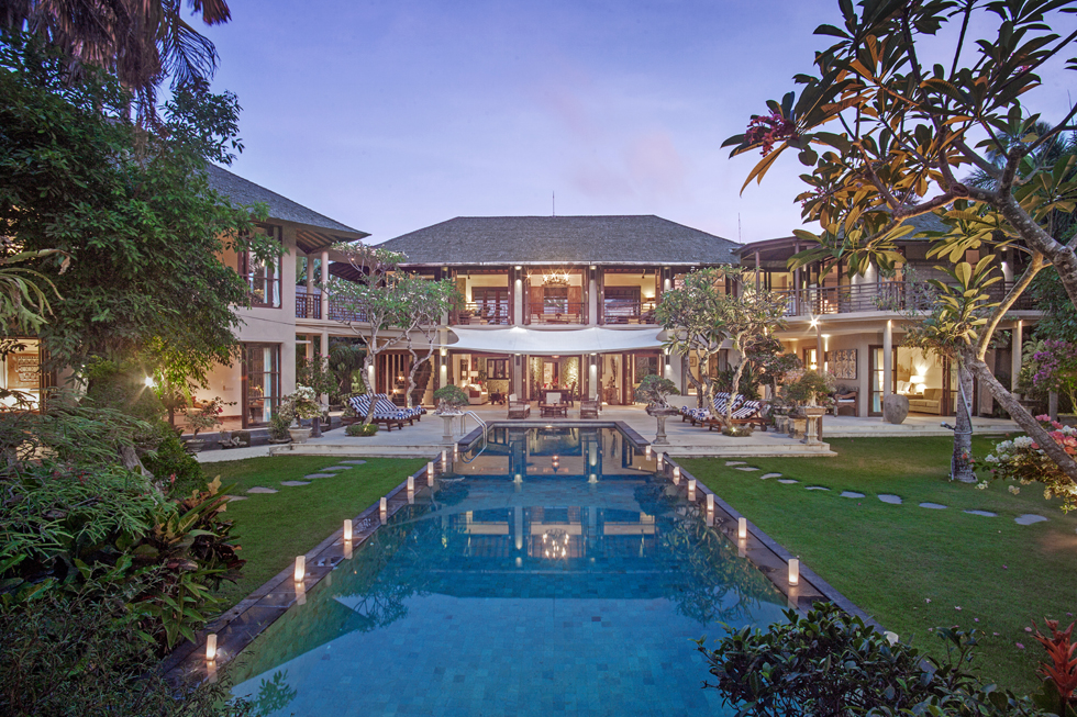 Avalon I - View across pool to villa